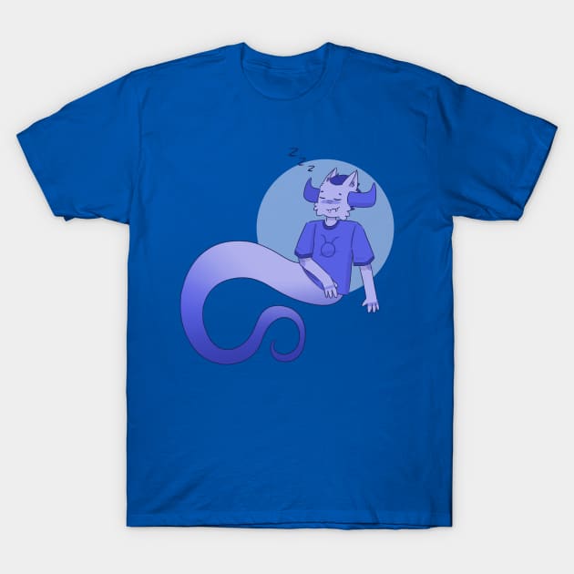 Sleepy Cat T-Shirt by piratesPencil